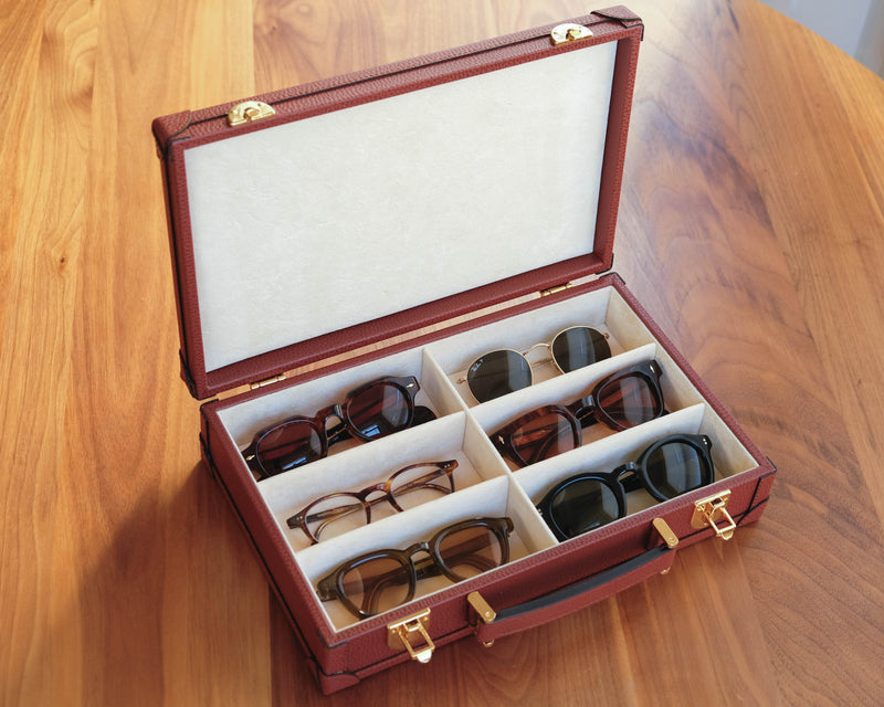 Eyewear Briefcase in Cedar