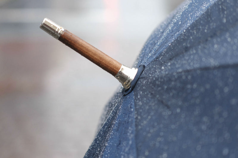 Solid Stick Umbrella in Chestnut